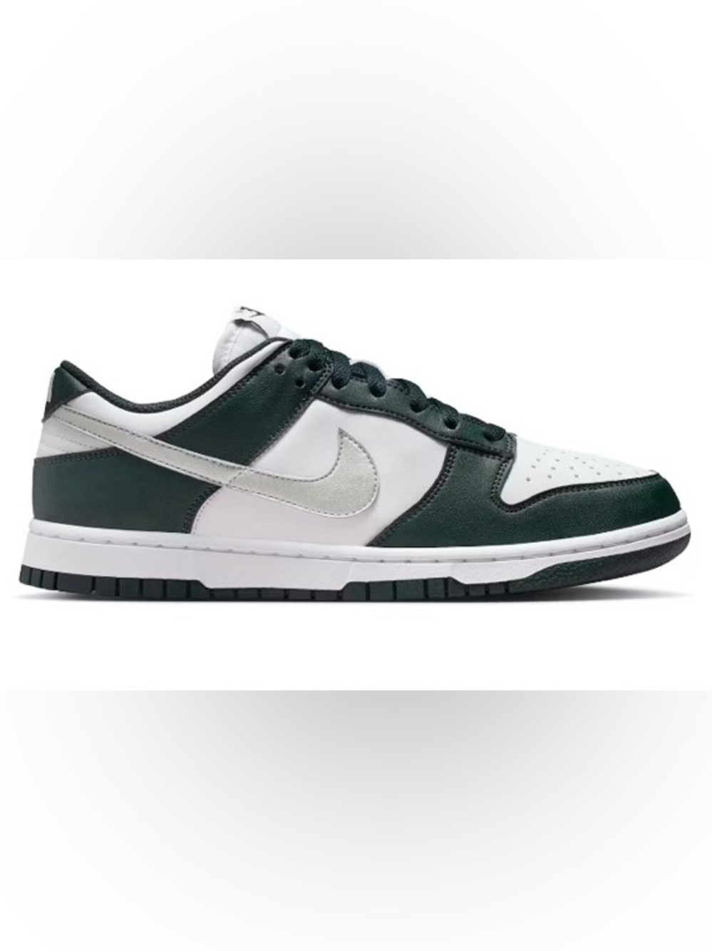 (W) Nike Dunk Low “Seaweed Metallic Silver” 9.5 Women’s / 8 Men’s New w/ No Lid